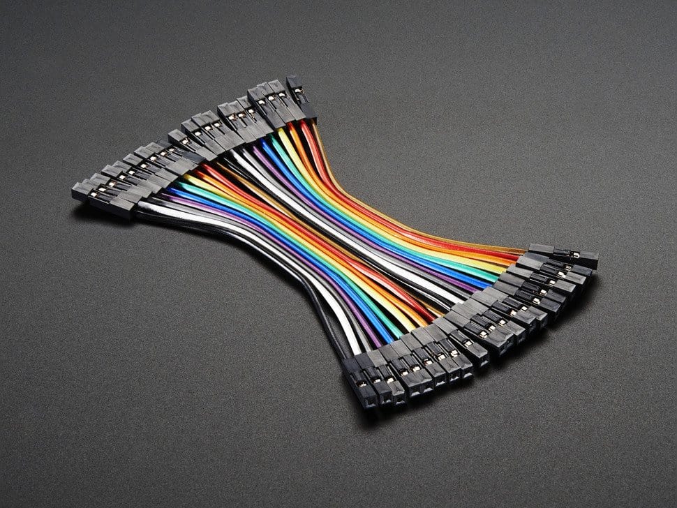 Premium Jumper Wires (40pc Female-to-Female, 20cm)