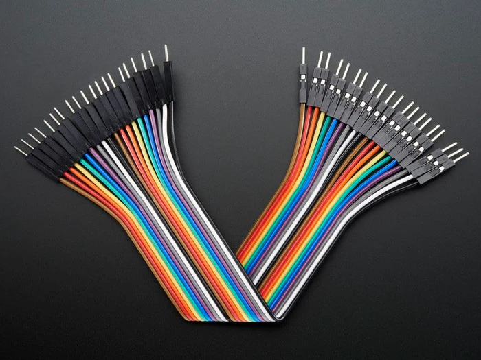 Premium Jumper Wires (40pc Male-to-Male, 20cm)